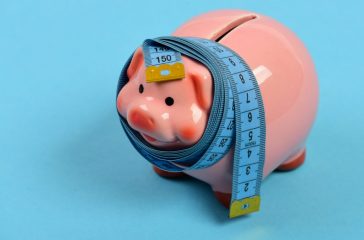 Piggy bank tape measure