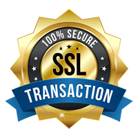 100% secure SSL Transaction Seal