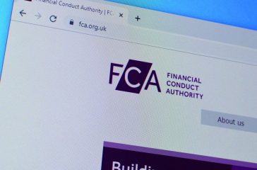 Homepage of fca org website on the display of PC, url - fca.org.uk.