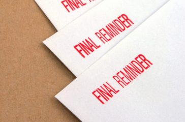 final reminder past due red letters